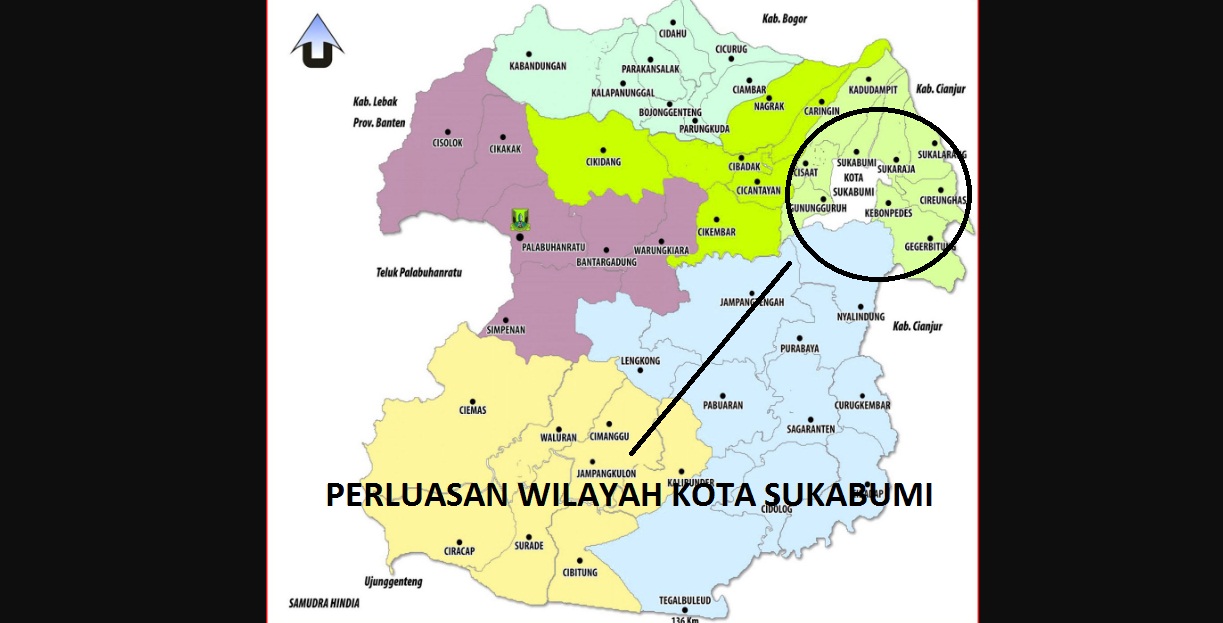 Ini 7 Kecamatan Kabupaten Sukabumi yang Diusulkan Masuk Wilayah Kota