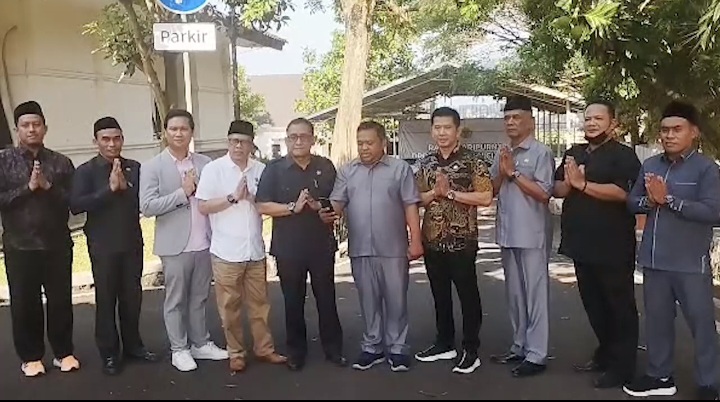 Komisi II DPRD Kabupaten Sukabumi melakukan kunjungan kerja (Kunker) ke DPRD Kabupaten Cianjur, Rabu (12/7/2023).